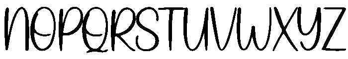 Gundul Roses Regular Font UPPERCASE