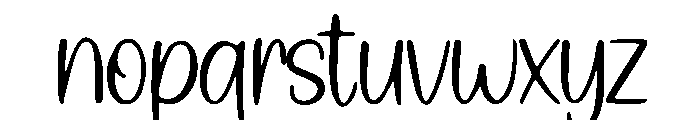 Gundul Roses Regular Font LOWERCASE