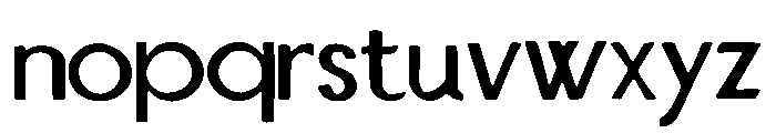 Gunpowder_Print Font LOWERCASE
