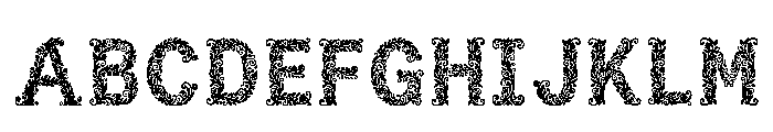 Guppy Regular Font UPPERCASE