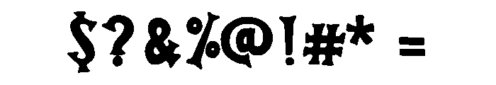 Gurih Whimsy Regular Font OTHER CHARS