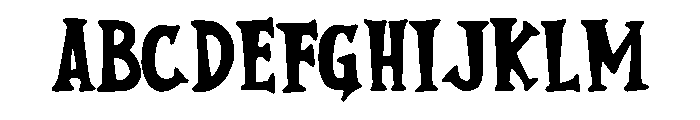 Gurih Whimsy Regular Font UPPERCASE