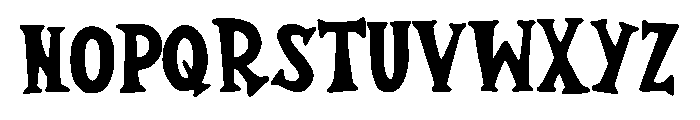 Gurih Whimsy Regular Font UPPERCASE