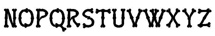 GurlBones-Regular Font UPPERCASE
