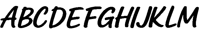Guslow Regular Font UPPERCASE