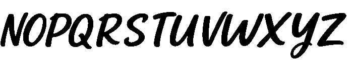 Guslow Regular Font UPPERCASE
