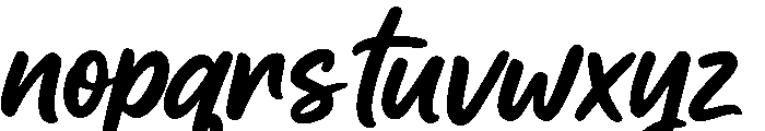 Guslow Regular Font LOWERCASE