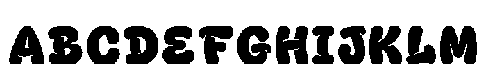 Gusts Regular Font UPPERCASE