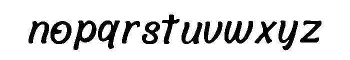 Guzheng Font LOWERCASE