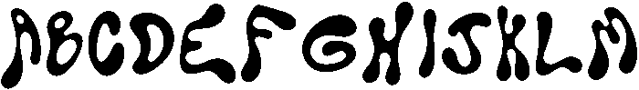 GUMMY BEAR Regular otf (400) Font UPPERCASE