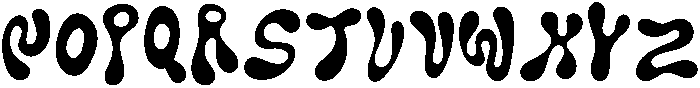 GUMMY BEAR Regular otf (400) Font LOWERCASE