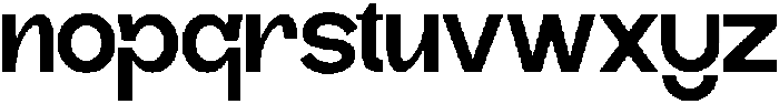 GUMOOY-Regular otf (400) Font LOWERCASE
