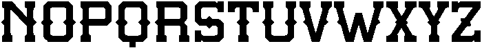 GUNSLINGER Regular otf (400) Font LOWERCASE
