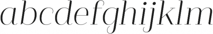 Guadalupe Essential Italic otf (400) Font LOWERCASE