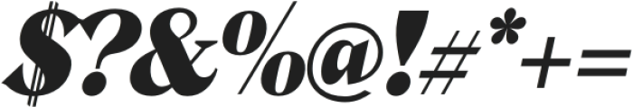 Guau Bold Italic otf (700) Font OTHER CHARS