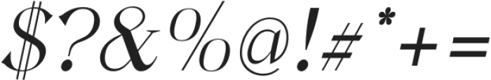 Guau Light Italic otf (300) Font OTHER CHARS