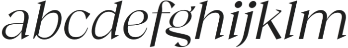 Guau Light Italic otf (300) Font LOWERCASE