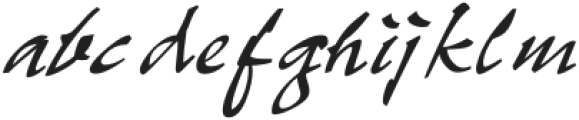 Guava Italic otf (400) Font LOWERCASE