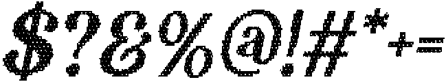 Guavine Disco Italic otf (400) Font OTHER CHARS
