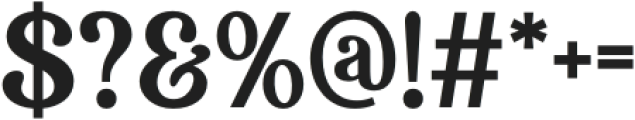 Guavine Regular otf (400) Font OTHER CHARS