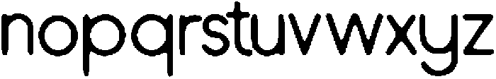 Guba ttf (400) Font LOWERCASE