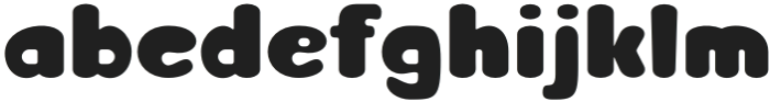 Gubblue Regular otf (400) Font LOWERCASE