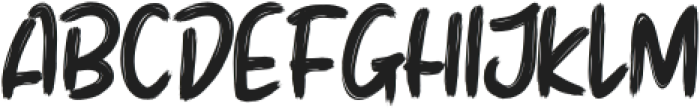 Gubrag-Regular otf (400) Font UPPERCASE