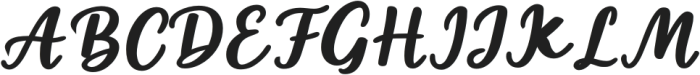 Guchie Bold otf (700) Font UPPERCASE
