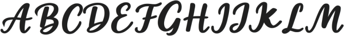 Guchie Bold ttf (700) Font UPPERCASE