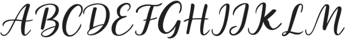 Guchie  Script otf (400) Font UPPERCASE