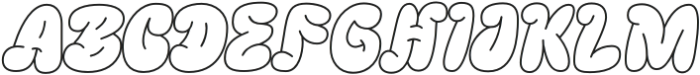 Gudey Outline otf (400) Font UPPERCASE