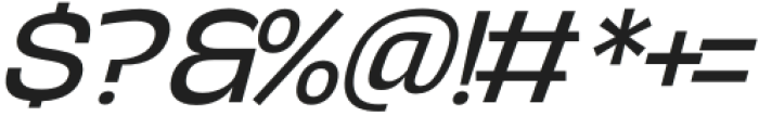 GudseinGrotesk-Italic otf (400) Font OTHER CHARS