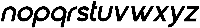 Gued Bold Italic otf (700) Font LOWERCASE