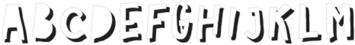 Guess What Shadow otf (400) Font UPPERCASE