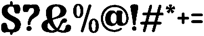 Guffier-Bold otf (700) Font OTHER CHARS