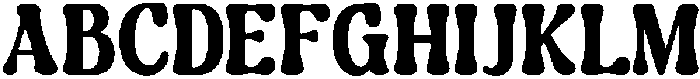 Guffier-Bold otf (700) Font UPPERCASE