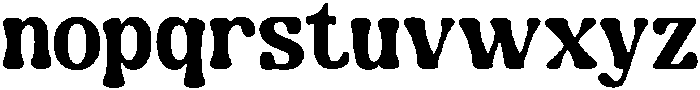 Guffier-Bold otf (700) Font LOWERCASE