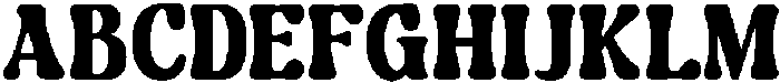 Guffier Extra Bold ttf (700) Font UPPERCASE