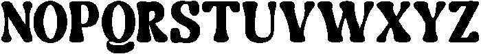 Guffier Extra Bold ttf (700) Font UPPERCASE