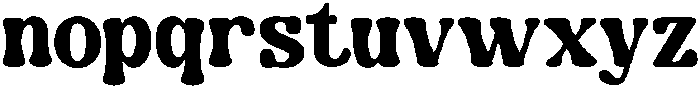 Guffier Extra Bold ttf (700) Font LOWERCASE