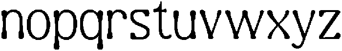 Guffier Extra Light otf (200) Font LOWERCASE