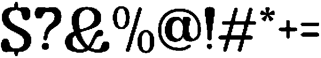 Guffier Medium otf (500) Font OTHER CHARS