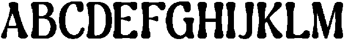 Guffier Medium otf (500) Font UPPERCASE