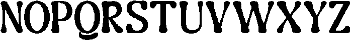 Guffier Medium otf (500) Font UPPERCASE