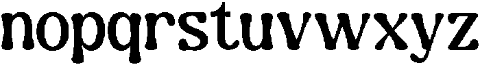 Guffier Medium otf (500) Font LOWERCASE