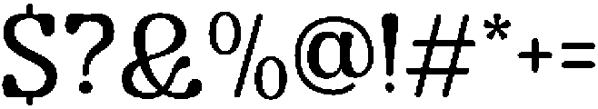 Guffier-Regular otf (400) Font OTHER CHARS