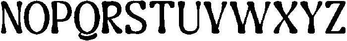 Guffier-Regular otf (400) Font UPPERCASE
