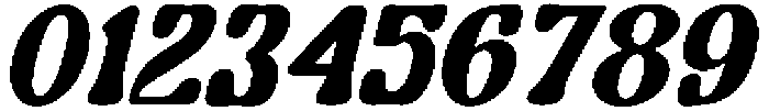 Guffier Slant Extra Bold otf (700) Font OTHER CHARS