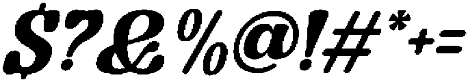 Guffier Slant Extra Bold ttf (700) Font OTHER CHARS