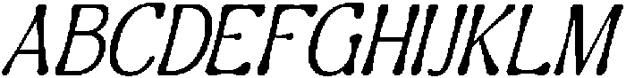 Guffier Slant Extra Light otf (200) Font UPPERCASE